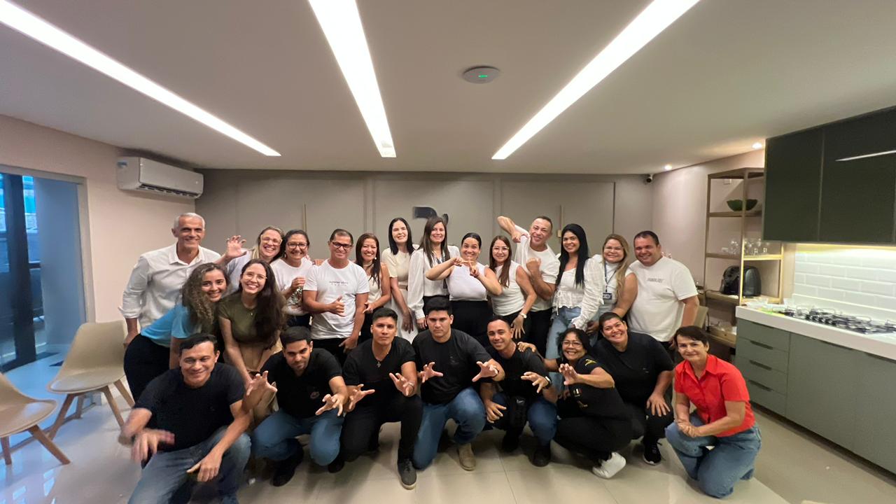Registro de grupo em evento corporativo