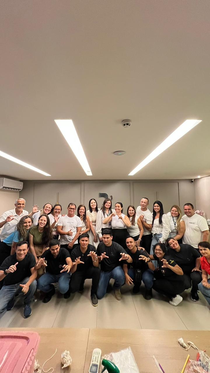 Registro de grupo em evento corporativo